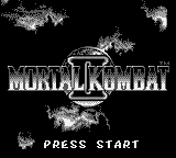 Mortal Kombat II Title Screen